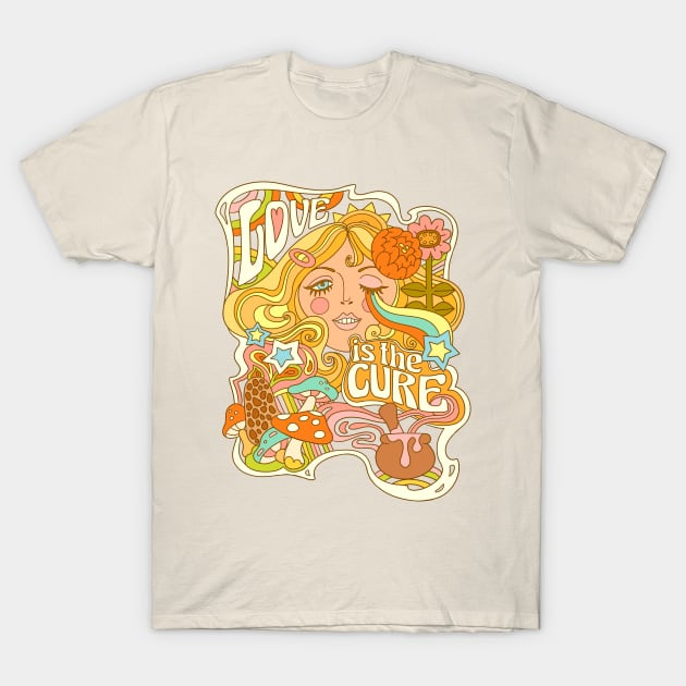 Love is the Cure T-Shirt by Marianne Martin